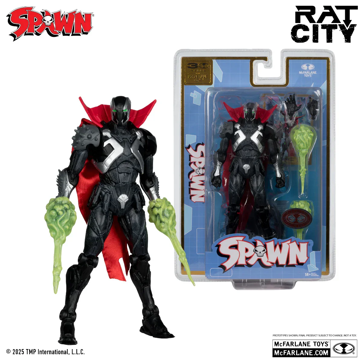 Spawn - The Deviant Version 2 "Rat City" (Mcfarlane Toys 30th Ann) 7" Figure - Image 9