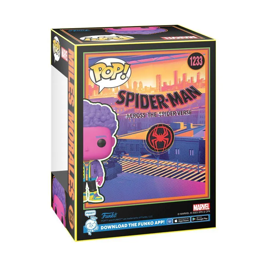 Spider-Man: Across the Spider-Verse - Miles Morales US Exclusive Blacklight Pop! Vinyl [RS] - Image 4