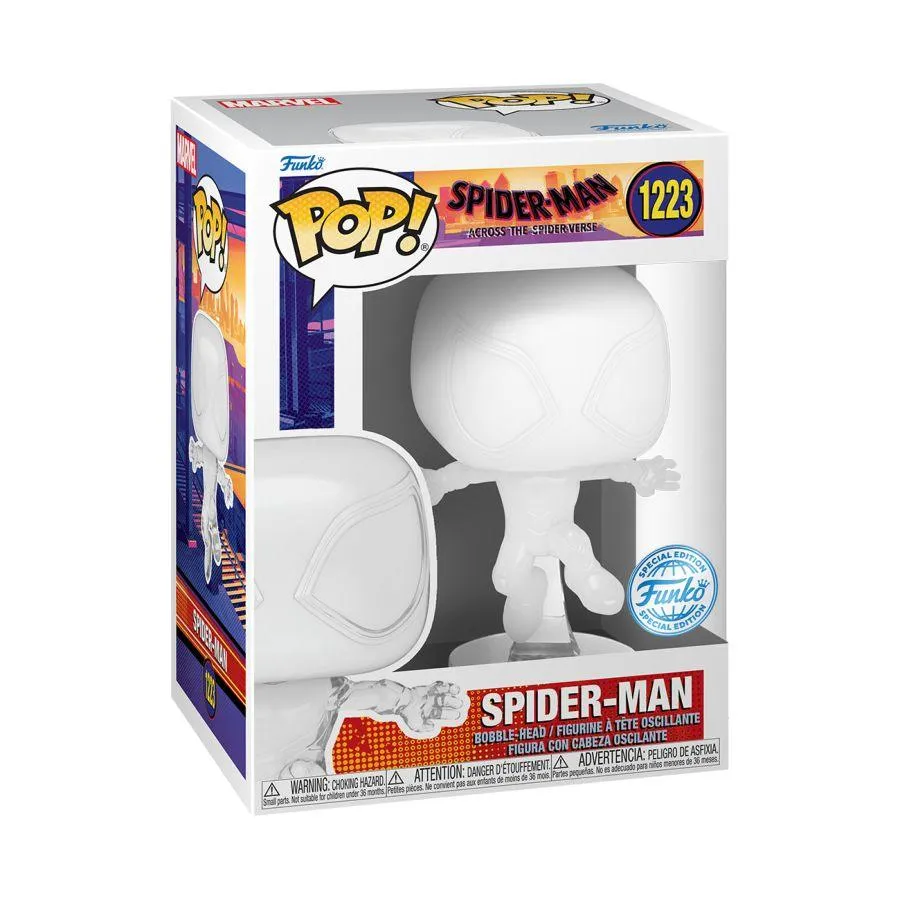 Spider-Man: Across the Spider-Verse - Spider-Man (Transluscent) US Exclusive Pop! Vinyl [RS] - Image 3