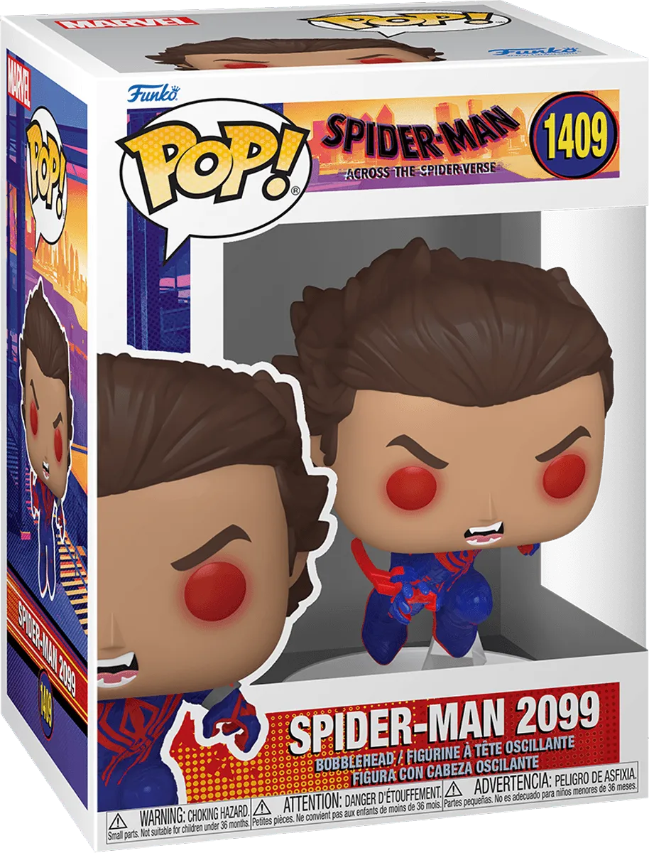 Spider-Man: Across the Spider-Verse - Spiderman 2099 (Unmasked) Pop! Vinyl - Image 3