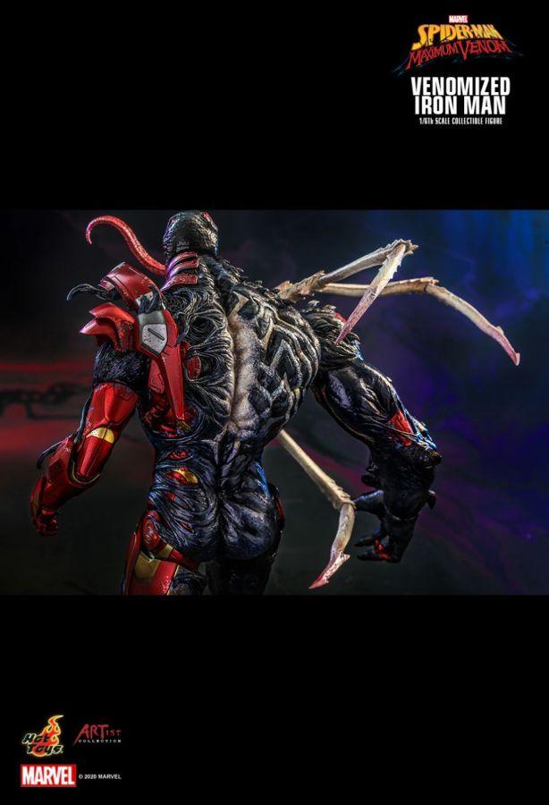 Spider-Man Maximum Venom - Venomized Iron Man 1:6 Scale 12" Action Figure - Image 12