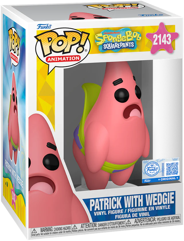 SpongeBob SquarePants - Patrick with Wedgie US Exclusive Pop! Vinyl [RS] - Image 4