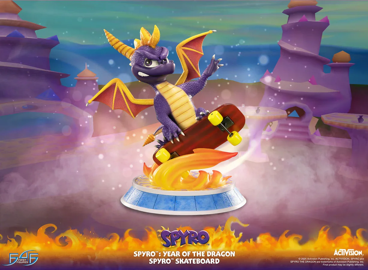 Spyro: Year Of The Dragon - Skatebaord Statue - Image 2