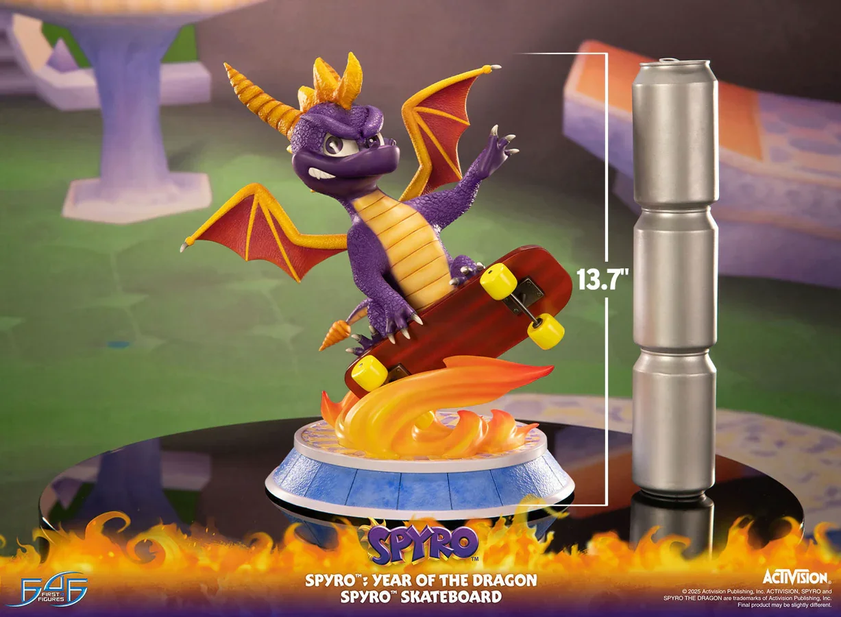 Spyro: Year Of The Dragon - Skatebaord Statue - Image 3