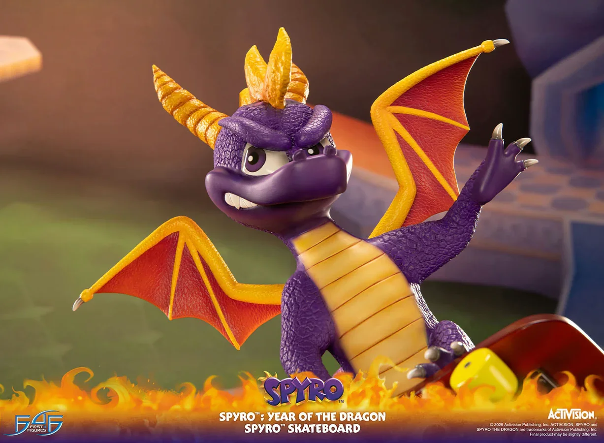 Spyro: Year Of The Dragon - Skatebaord Statue - Image 5
