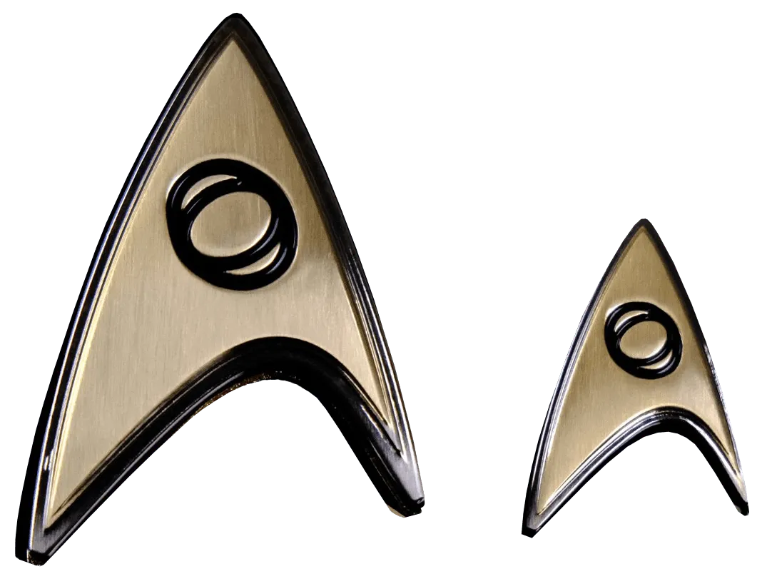 Star Trek: Discovery - Enterprise Science Badge & Pin Set