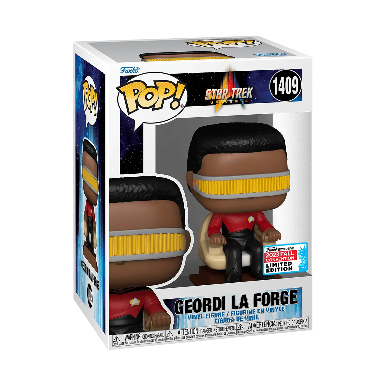 Star Trek: The Next Generation - Geordi La Forge Pop! Vinyl NYCC 2023 US Exclusive [RS] - Image 3