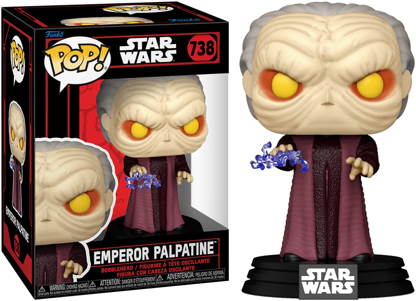 Star Wars: Darkside - Emperor Palpatine Pop! Vinyl