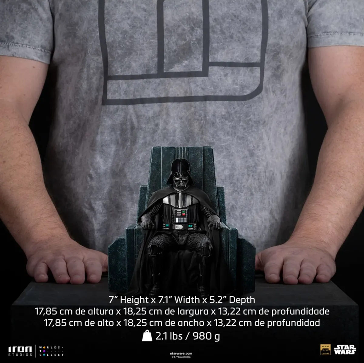 Star Wars - Darth Vader on Throne 1:10 Scale Statue - Image 14