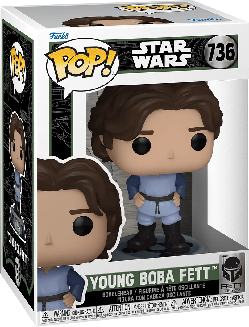 Star Wars: Fett Legacy - Boba Fett (Young) Pop! Vinyl - Image 3