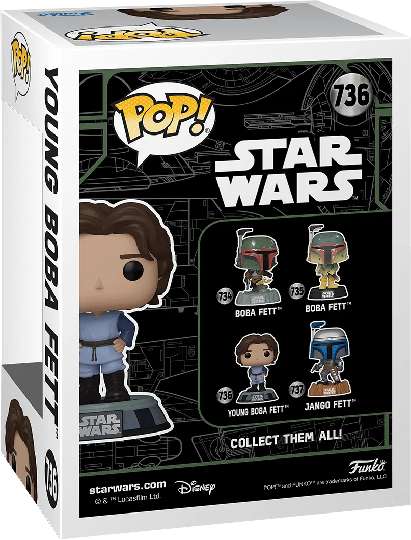 Star Wars: Fett Legacy - Boba Fett (Young) Pop! Vinyl - Image 4