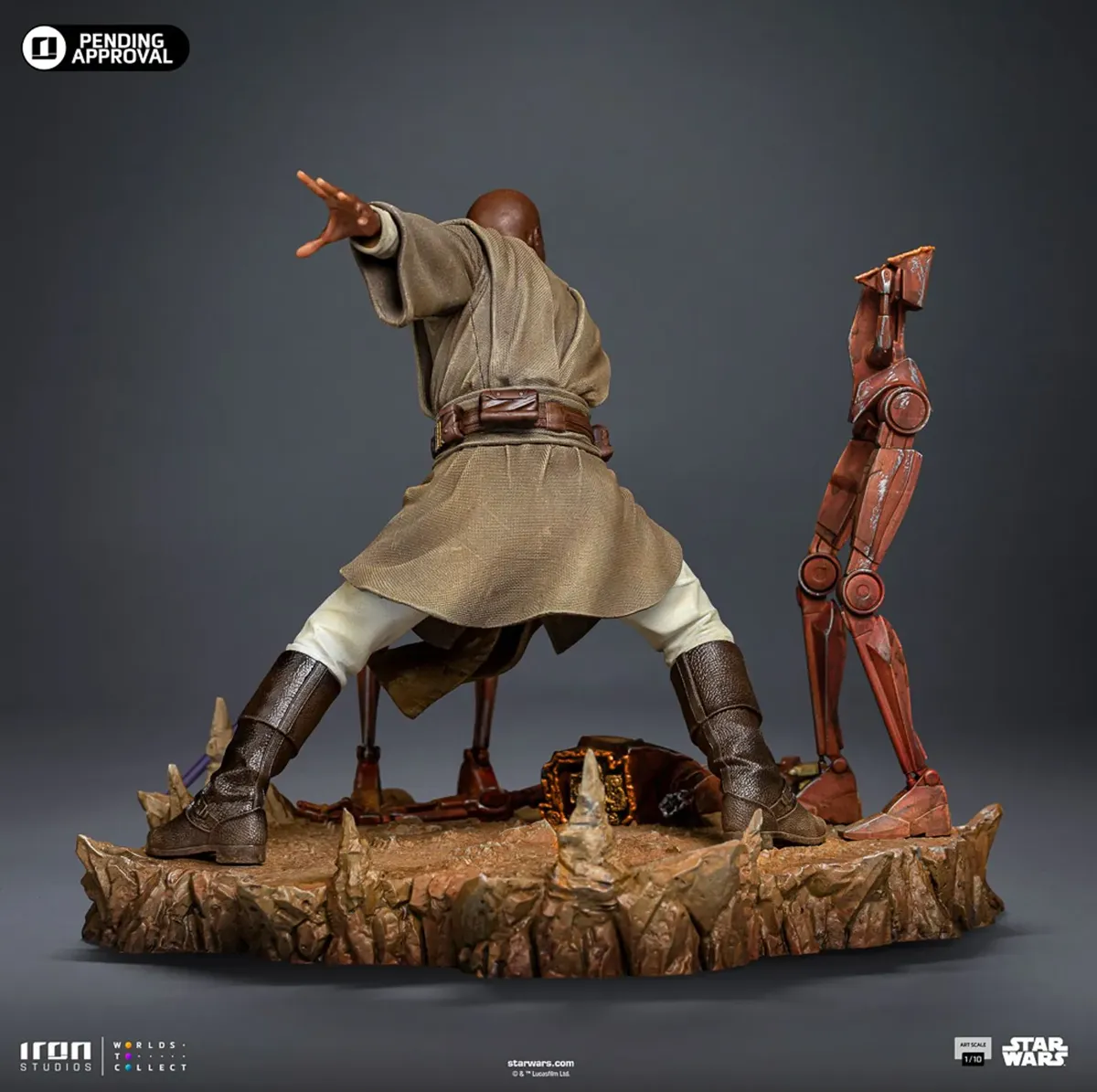 Star Wars: - Mace Windu 1:10 Scale Statue - Image 5
