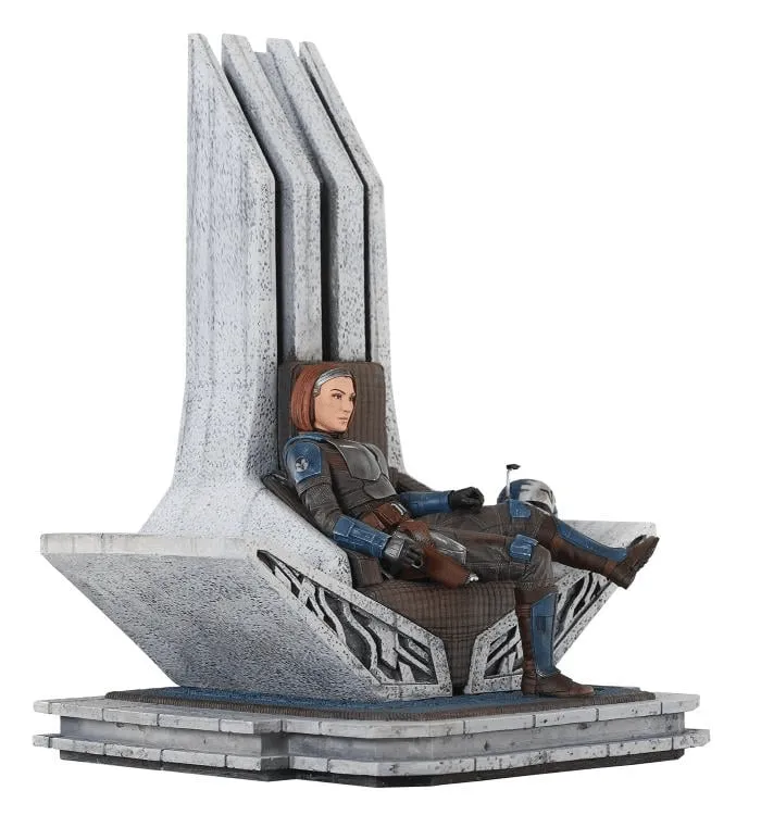 Star Wars: Mandalorian - Bo-Katan on Throne Statue - Image 16