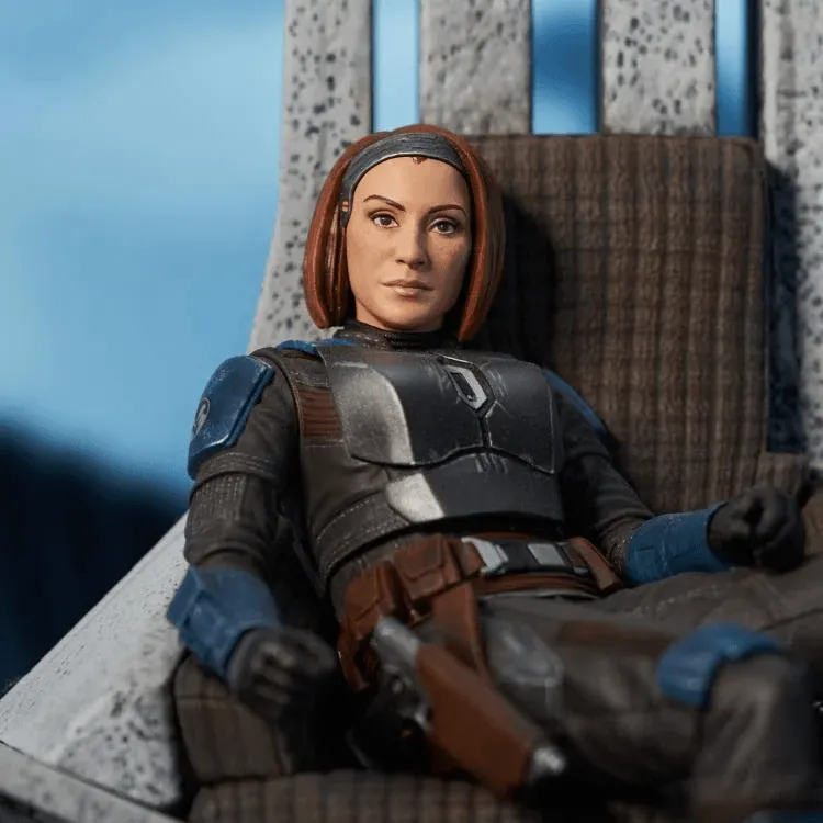 Star Wars: Mandalorian - Bo-Katan on Throne Statue - Image 7