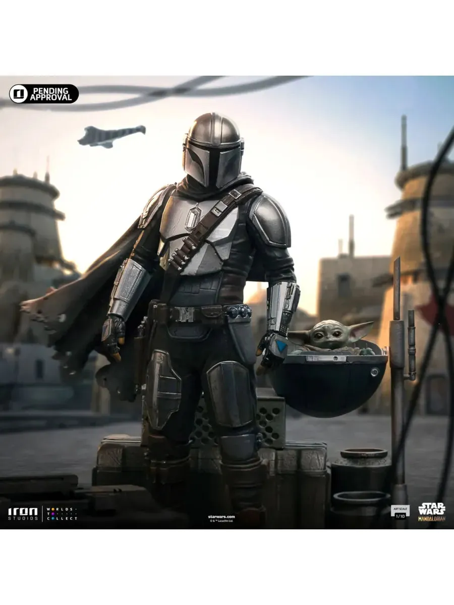 Star Wars: Mandalorian - Din Djarin & Din Grogu 1:10 Scale Statue - Image 10