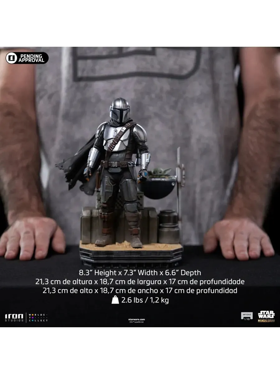 Star Wars: Mandalorian - Din Djarin & Din Grogu 1:10 Scale Statue - Image 11