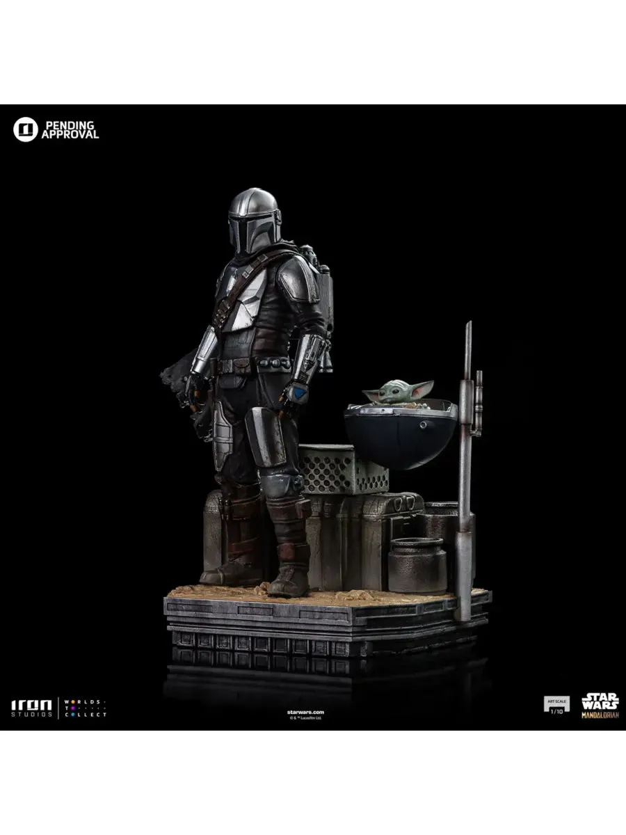 Star Wars: Mandalorian - Din Djarin & Din Grogu 1:10 Scale Statue - Image 7