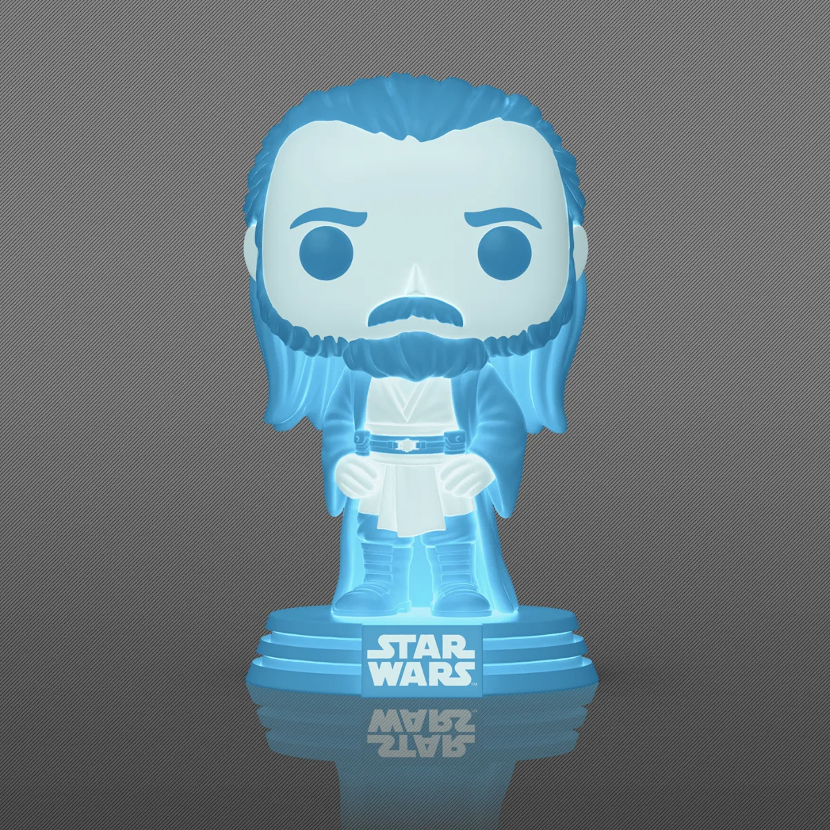 Star Wars - Qui-Gon Jinn (Force Ghost) US Exclusive Glow Pop! Vinyl [RS] - Image 2