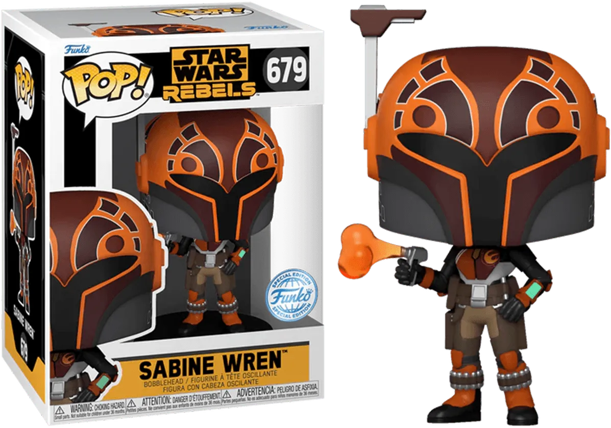 Star Wars: Rebels - Sabine Wren US Exclusive Metallic Pop! Vinyl [RS]