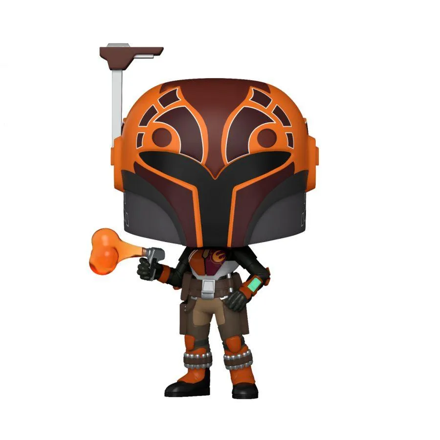 Star Wars: Rebels - Sabine Wren US Exclusive Metallic Pop! Vinyl [RS] - Image 2