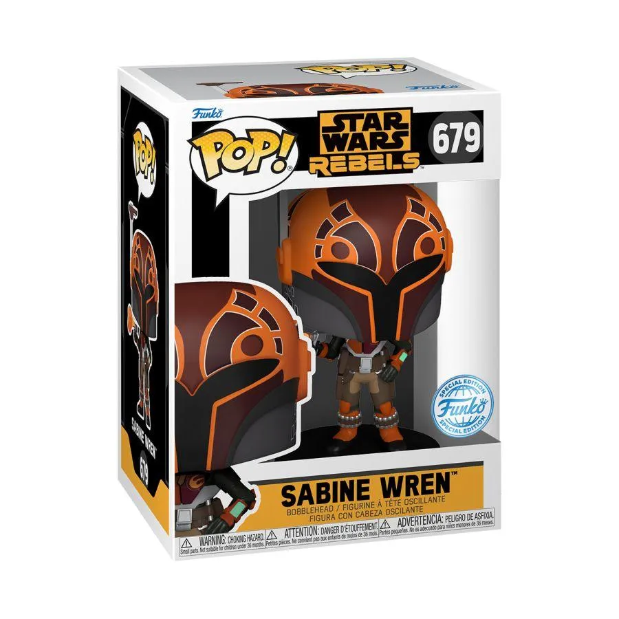 Star Wars: Rebels - Sabine Wren US Exclusive Metallic Pop! Vinyl [RS] - Image 3