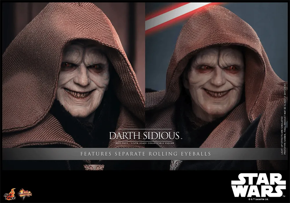 Star Wars: Revenge of the Sith - Darth Sidious 1:6 Scale Collectible Action Figure - Image 19