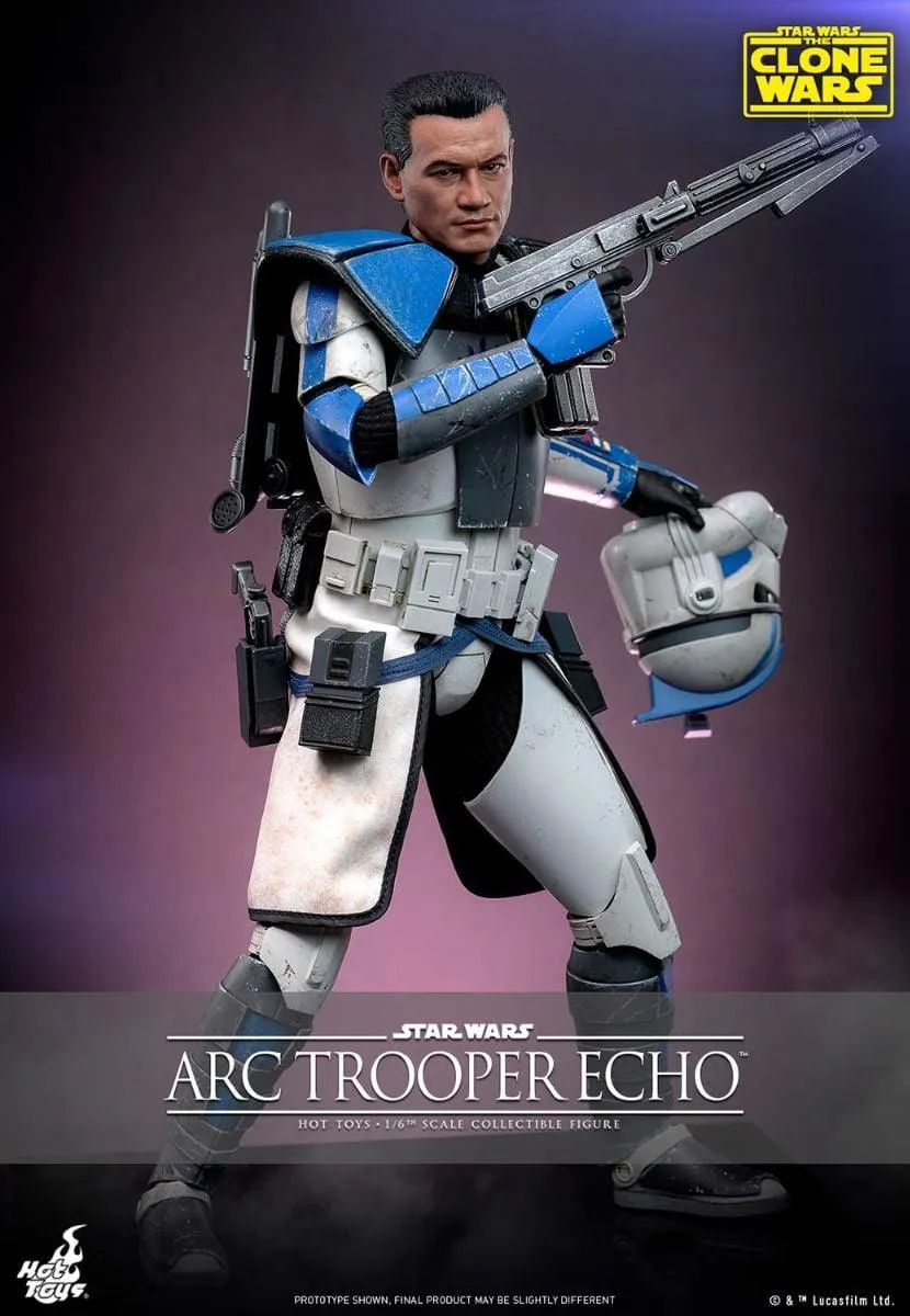 Star Wars: The Clone Wars - Arc Trooper Echo 1:6 Scale Collectible Action Figure - Image 2