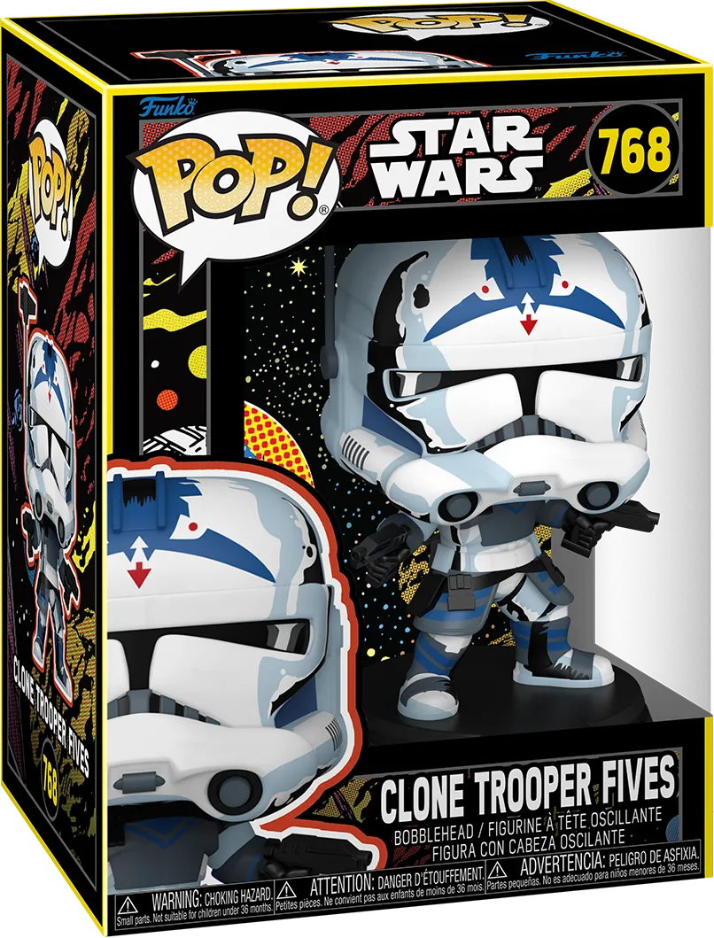 Star Wars: The Clone Wars - Fives (Retro) Pop! Vinyl - Image 3