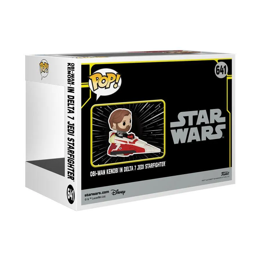 Star Wars: The Clone Wars - Obi-Wan in Delta 7 US Exclusive Pop! Ride [RS] - Image 4