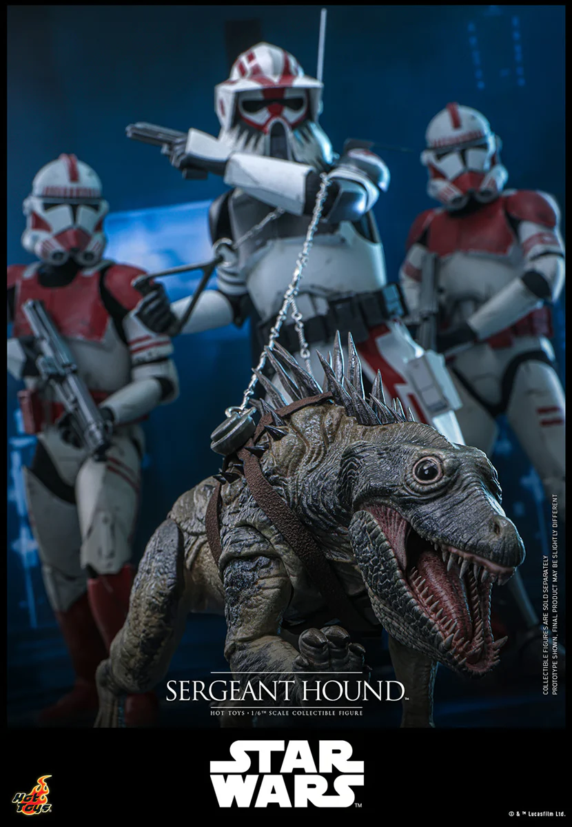 Star Wars: The Clone Wars - Sergeant Hound 1:6 Scale Collectable Action Figure - Image 15