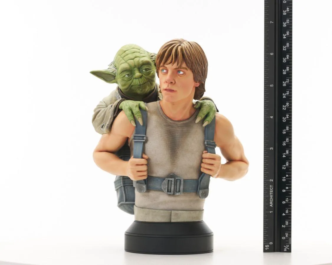 Star Wars: The Empire Strikes Back -Luke Skywalker with Yoda 1:6 Scale Mini Bust - Image 10