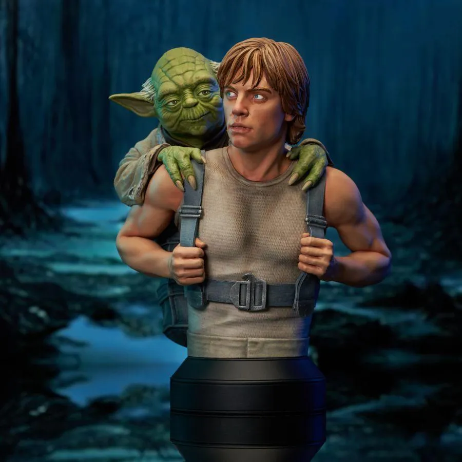 Star Wars: The Empire Strikes Back -Luke Skywalker with Yoda 1:6 Scale Mini Bust - Image 2