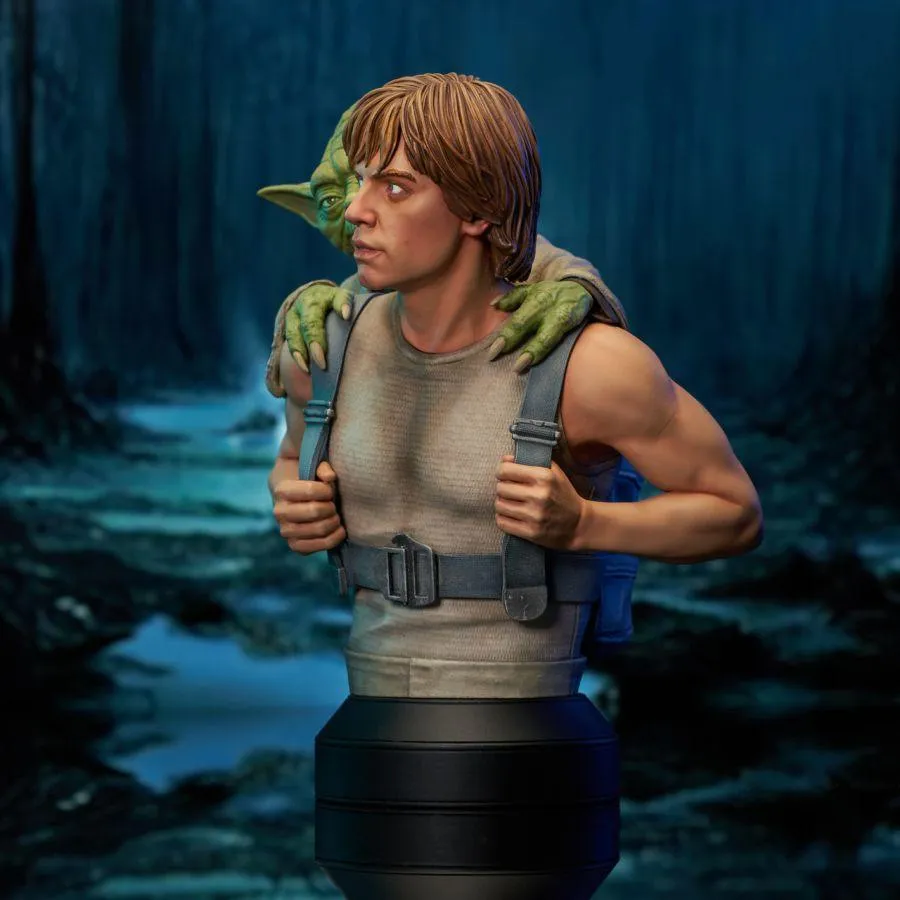 Star Wars: The Empire Strikes Back -Luke Skywalker with Yoda 1:6 Scale Mini Bust - Image 3