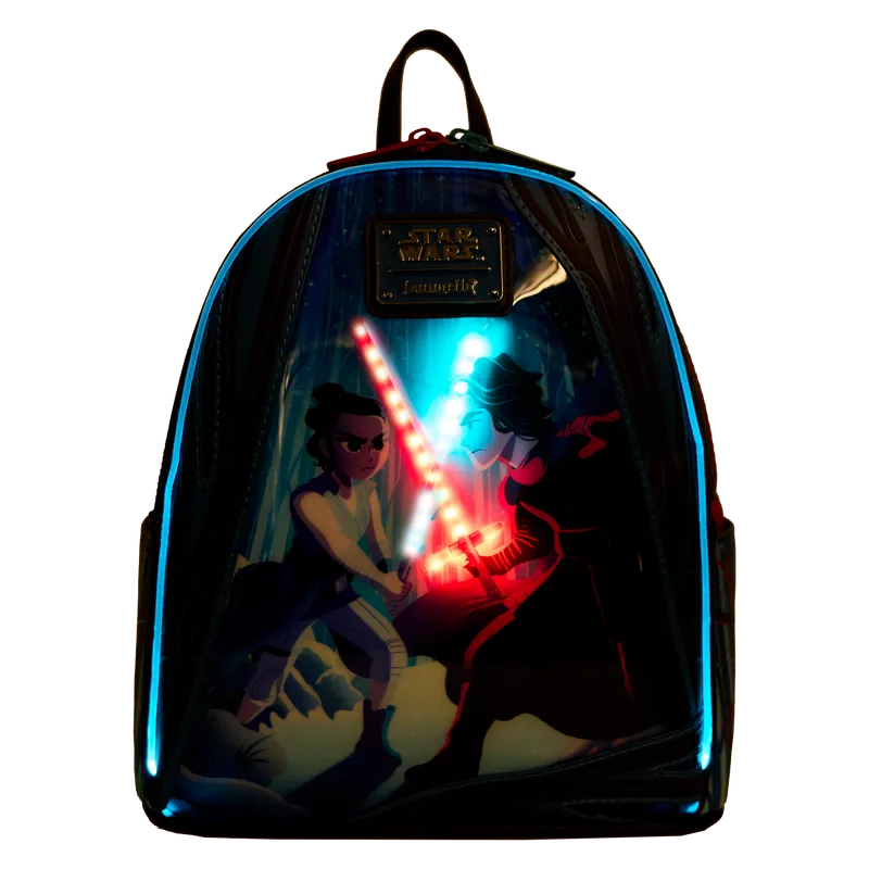 Star Wars: The Force Awakens - Rey & Kylo Ren Light Up Mini Backpack - Image 4