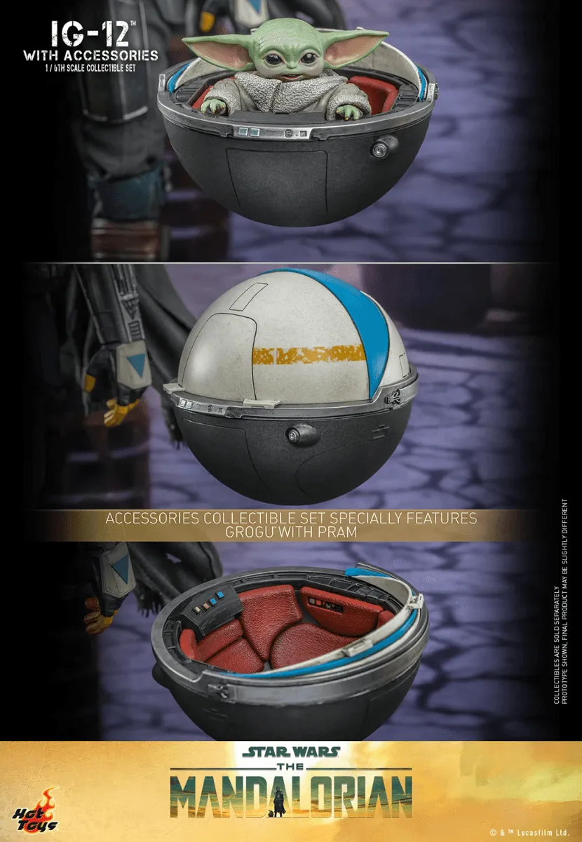 Star Wars: The Manadalorian - IG-12 1:6 Scale Collectible Figure Set - Image 12