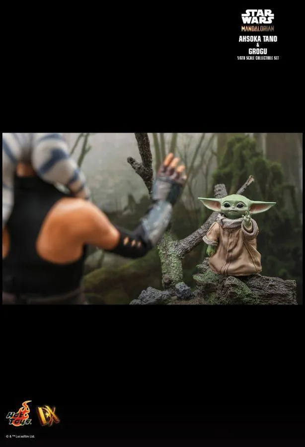 Star Wars: The Mandalorian - Ahsoka Tano and Grogu 1:6 Scale Collectable Action Figure Set - Image 6