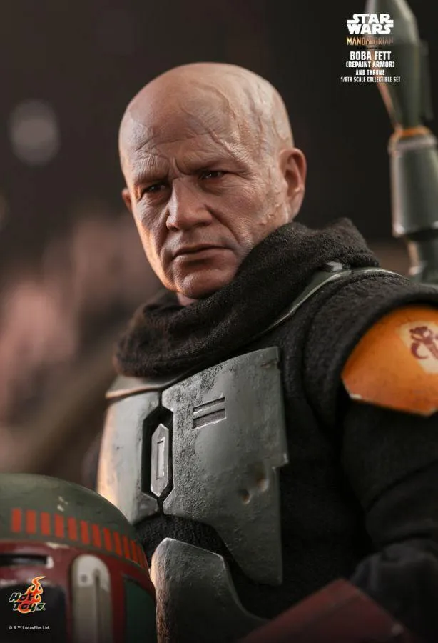 Star Wars: The Mandalorian - Boba Fett on Throne 1:6 Scale Collectable Action Figure - Image 5