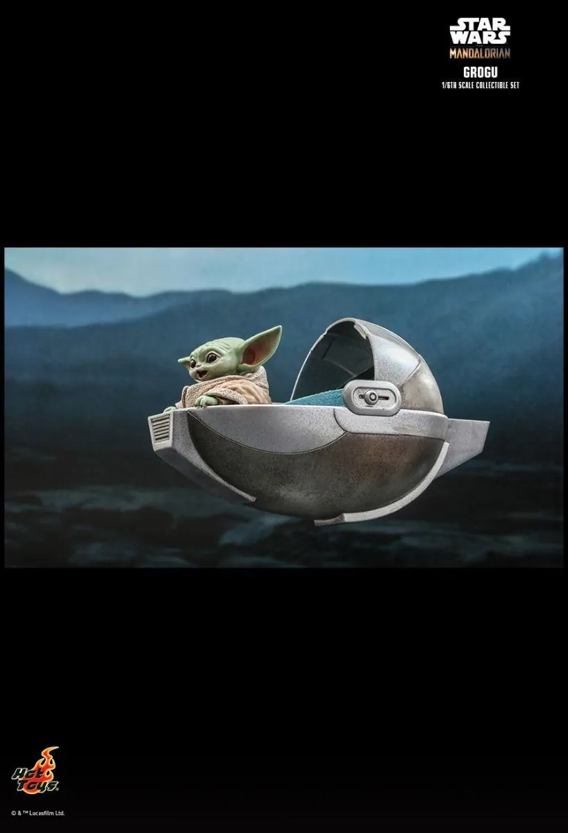 Star Wars: The Mandalorian - Grogu 1:6 Scale Collectable Action Figure Set - Image 4