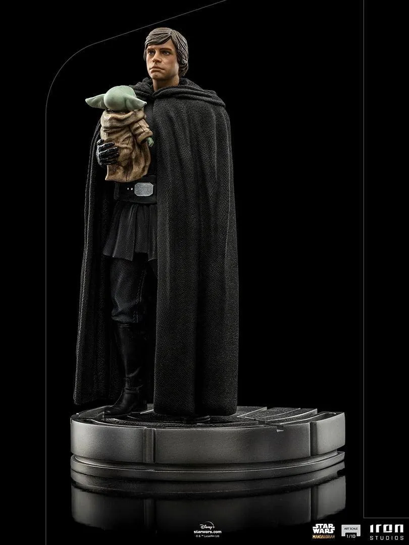Star Wars: The Mandalorian - Luke Skywalker and Grogu 1:10 Scale Statue - Image 4