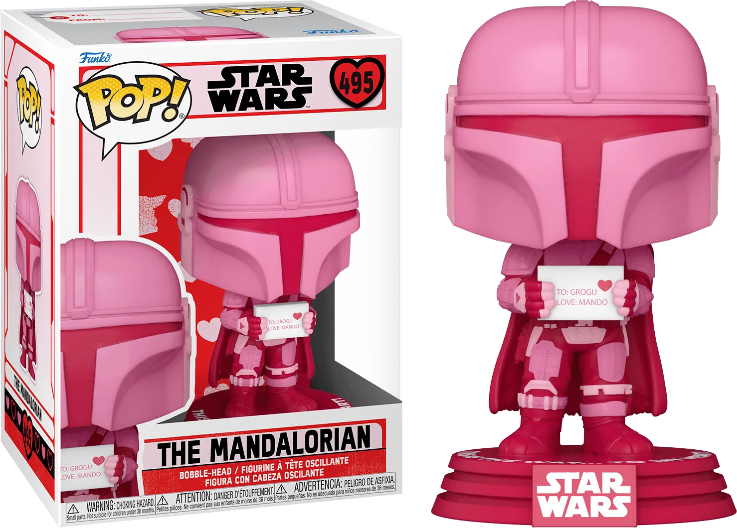 Star Wars: The Mandalorian - Mandalorian Valentine Pop! Vinyl