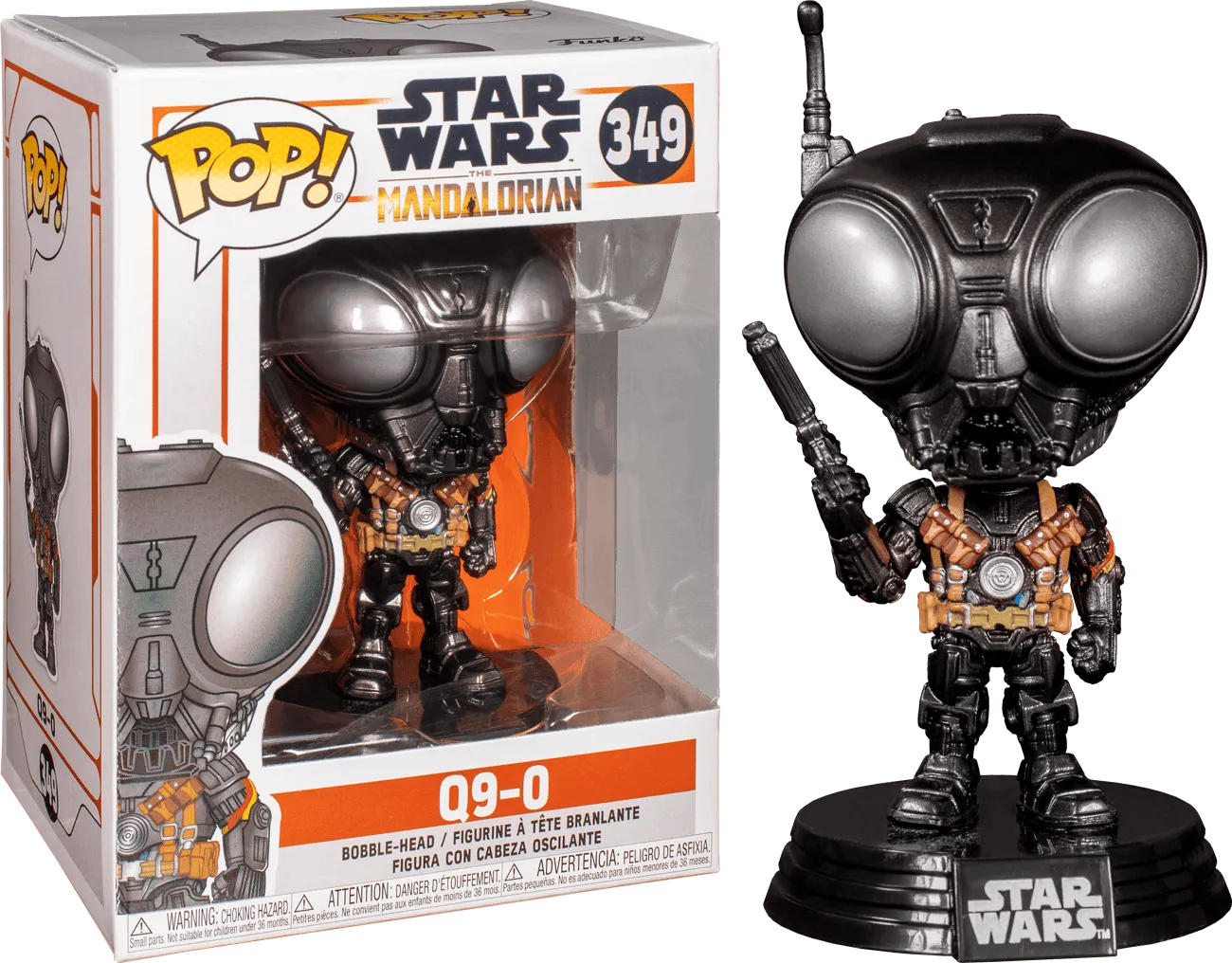 Star Wars: The Mandalorian - Q9-Zero Metallic Pop! Vinyl