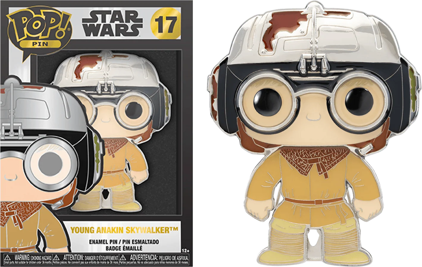 Star Wars - Young Anakin 4" Pop! Enamel Pin