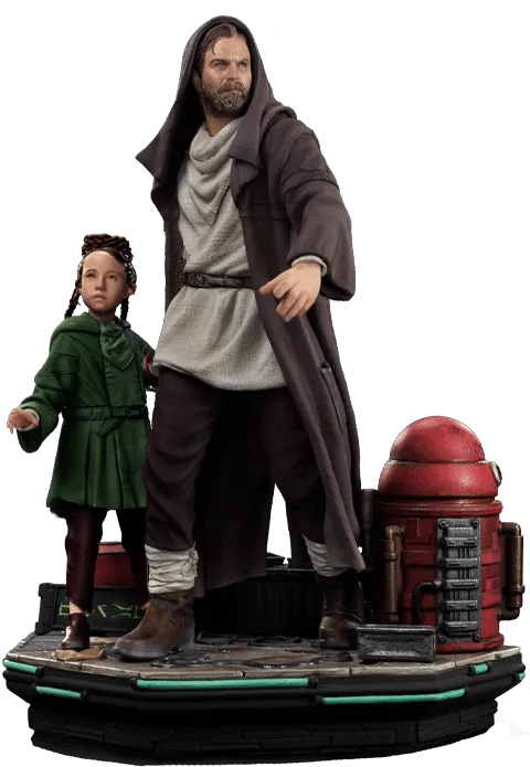 Star Wars - Obi-Wan & Young Leia DLX 1:10 Statue