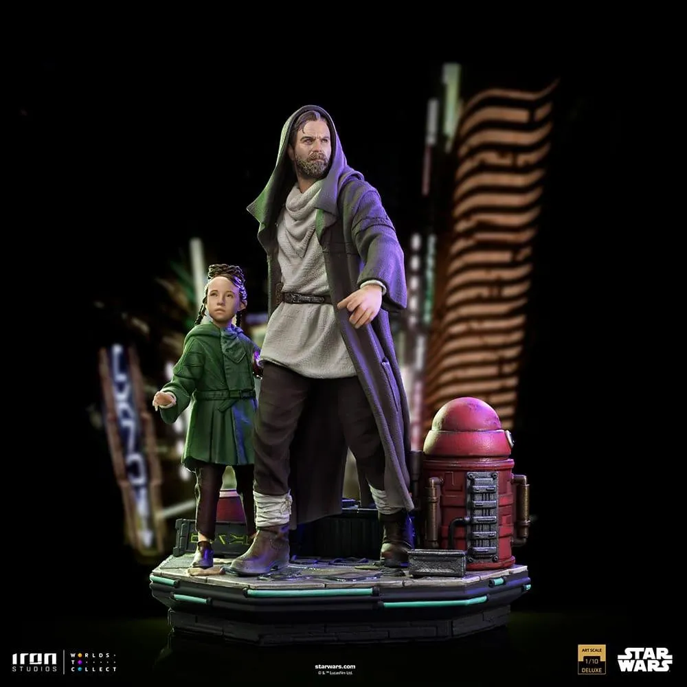 Star Wars - Obi-Wan & Young Leia DLX 1:10 Statue - Image 15