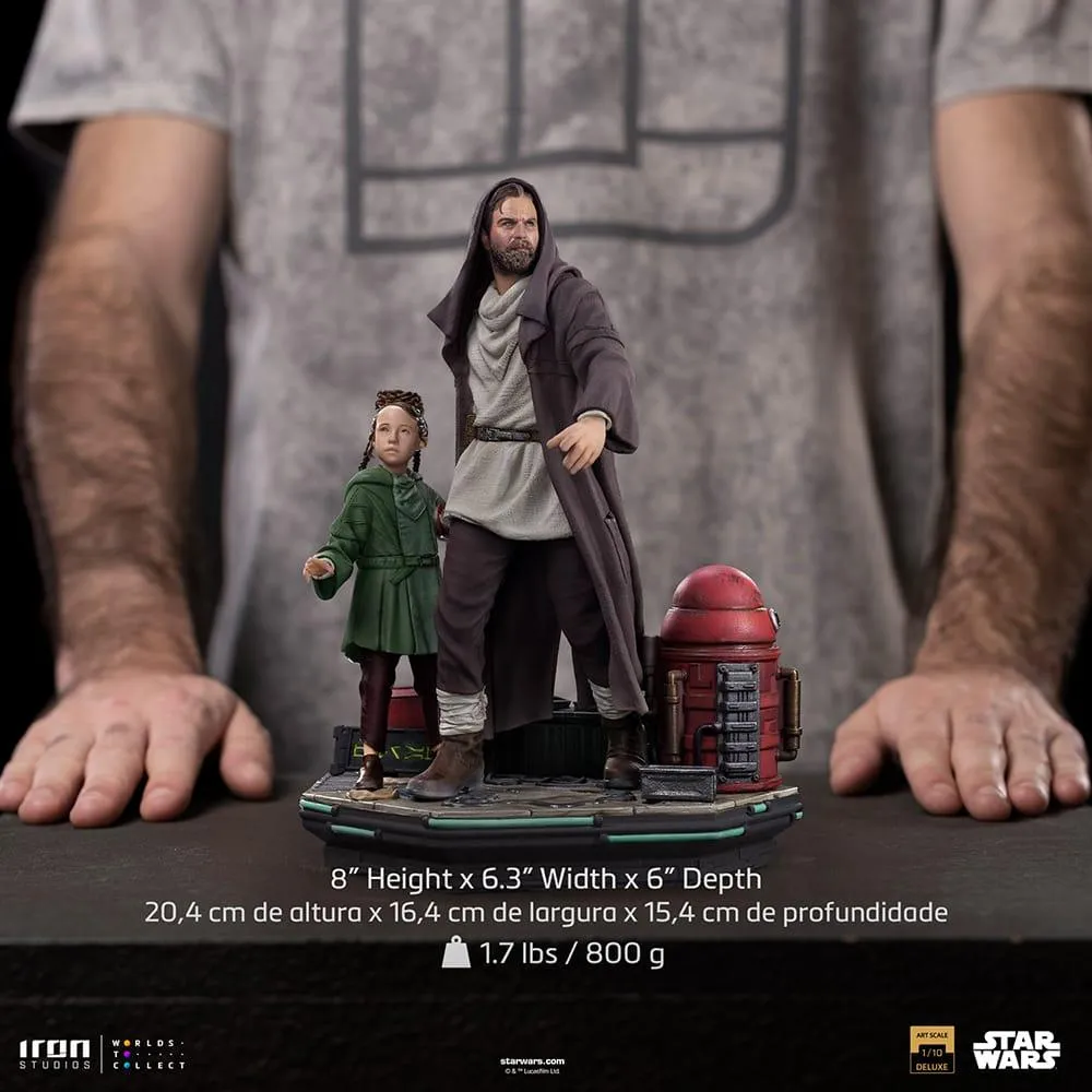 Star Wars - Obi-Wan & Young Leia DLX 1:10 Statue - Image 17