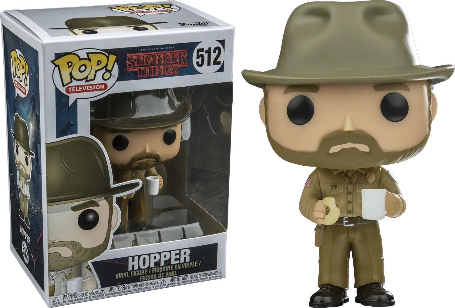 Stranger Things - Hopper (with chase) Pop! Vinyl