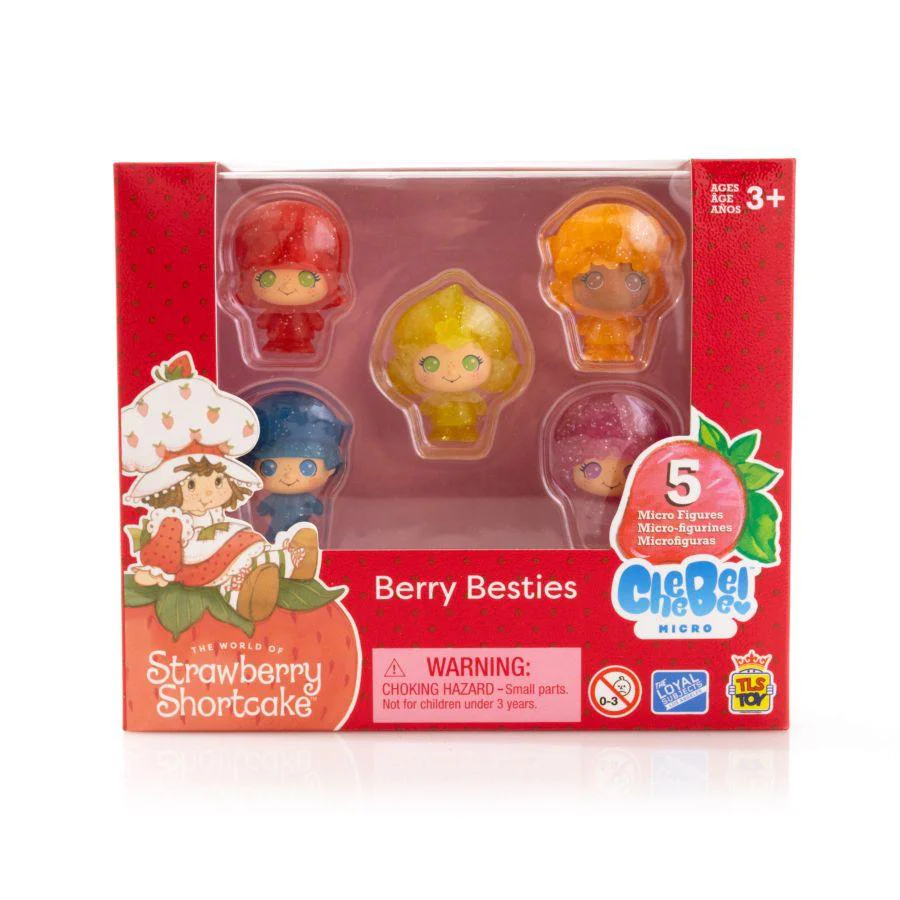 Strawberry Shortcake - 1.5" CheeBee Berry Besties Micro Set [5 Pack] - Image 6