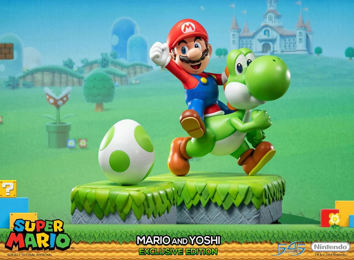 Super Mario - Mario And Yoshi (Exclusive Edition) 19" Statue - Image 12