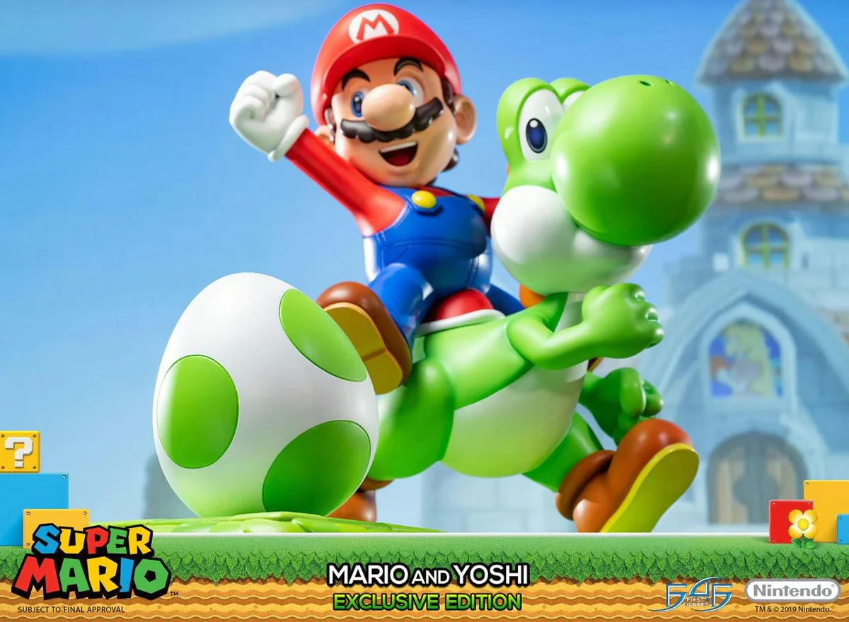 Super Mario - Mario And Yoshi (Exclusive Edition) 19" Statue - Image 6