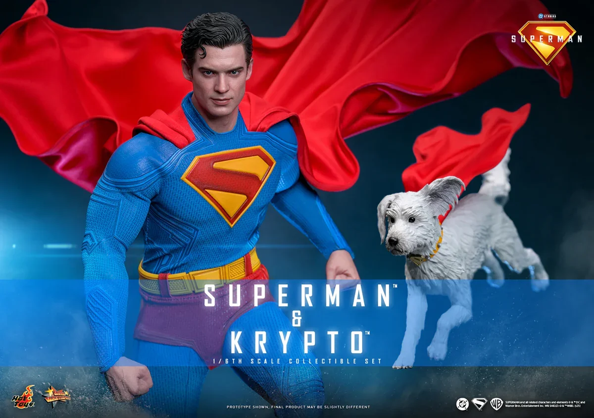 Superman (2025) - Superman & Krypto 1:6 Scale Collectable Action Figure Set - Image 2